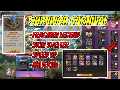 Event Survival Carnival : Event Paling Worth it Buat F2P !! Wajib Siapkan 7K Gems
