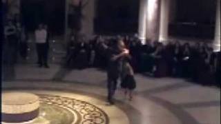 sergio natario y alejandra  arruè 4 gennaio 2009  tango al salone margherita
