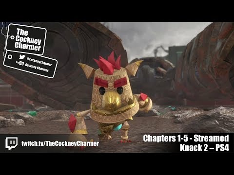 Knack 2: Chapters 1-5 Stream Playthrough - PS4