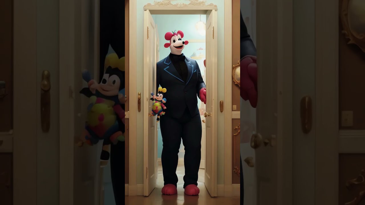 Cartoon. Surpresa! Fun surprise! AI animation Stable Diffusion