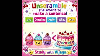 Unscramble the Words to Build a Sentence! @gsvhj