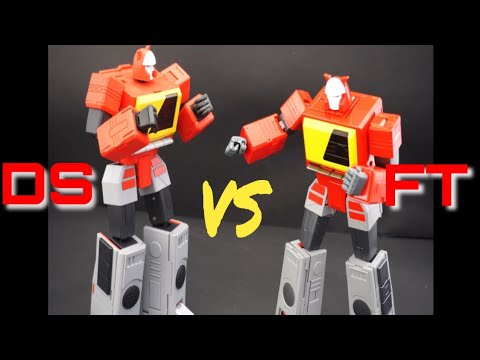 Confronto Transformers Blaster Deformation Space vs Fanstoys comparison