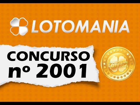Resultado da Lotomania - Concurso 2001