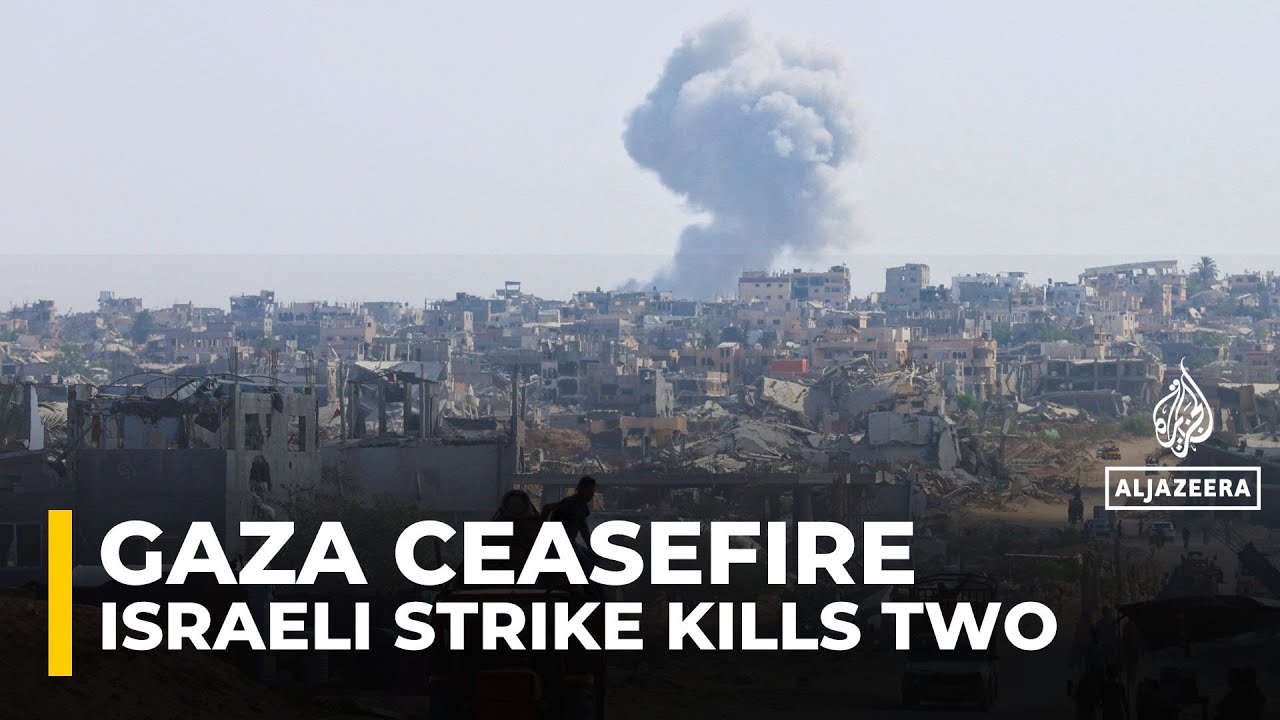 Child among 2 Palestinians killed in Israeli drone strike in southern Gaza