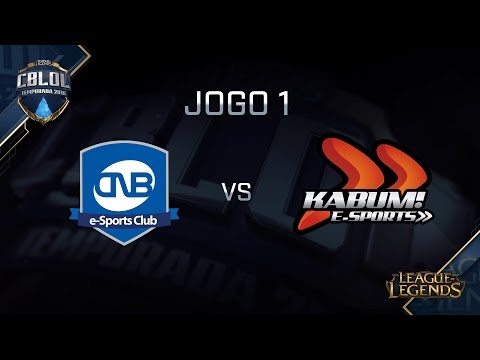 CNB x KaBuM (S4 - Jogo 1) CBLoL 2016 - 2ª Etapa
