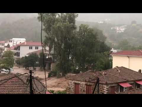 The flooding of Platania 5 September 2023 Storm Daniel