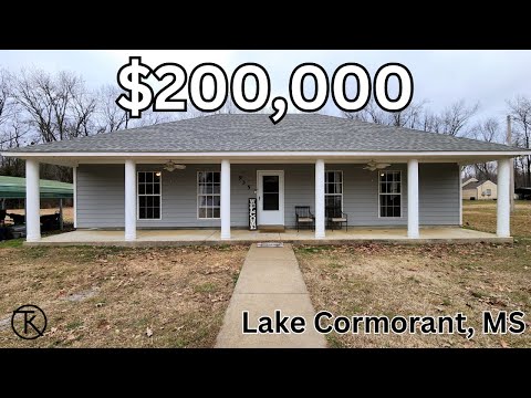 Inside a $200,000 COUNTRY HOME on 1.5 Acres in Lake Cormorant, MS // 100% USDA Financing Eligible