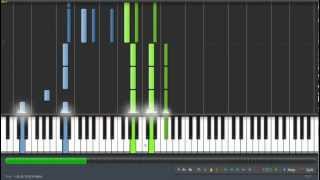 Tim Minchin - Rock &#39;n&#39; Roll Nerd piano cover/tutorial - Synthesia