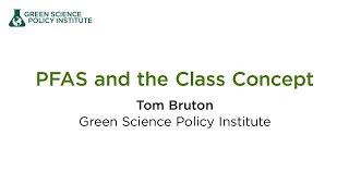 Tom Bruton: GSP's Interactive Workshop on PFAS - October 2020