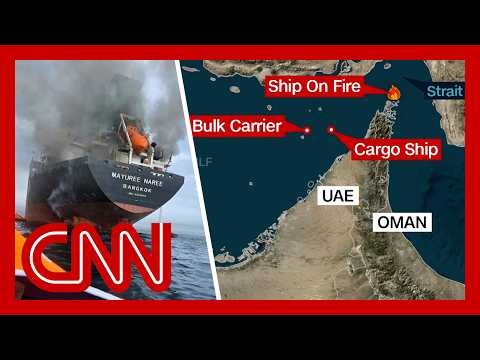 Iran war: 3 ships struck in Strait of Hormuz
