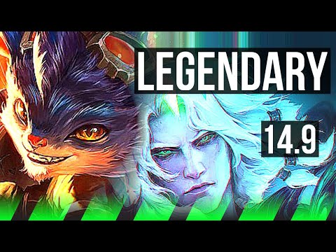 RUMBLE vs VIEGO (JGL) | 13/3/13, Legendary, 600+ games | KR Diamond | 14.9