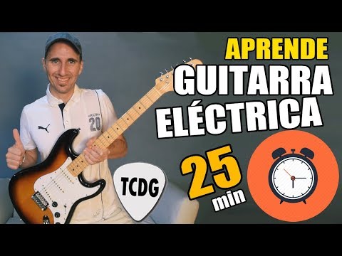 ¡Aprende como tocar guitarra eléctrica en solo 25 minutos! Tu primera clase nivel principiante