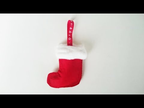 Bricolage Noël. Comment faire des bottes pour décorer le sapin