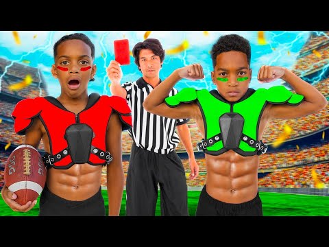 DJ & KYRIE PLAYED IN THE HARDEST FOOTBALL GAME OF THE SEASON!