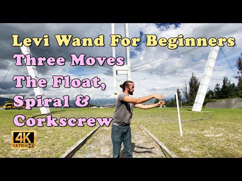 Beginner Levi Wand Tutorial - The Float, Spiral, and Corkscrew ~ Easy Levitation Wand Moves!