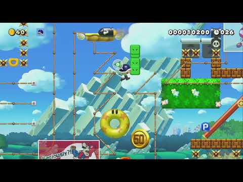 Don't move, trust the buzzy :) by CharlieRB - Super Mario Maker 2 - No Commentary 1bv