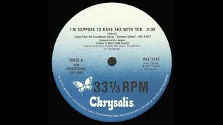 Tonio K. - I&#39;m Supposed To Have Sex With You