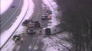 Footage Following Connecticut Bus Crash