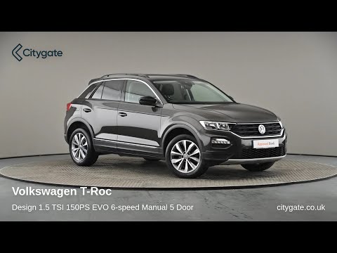 Volkswagen T-Roc - Design 1.5 TSI 150PS EVO 6-speed Manual 5 Door - Citygate Volkswagen Chalfont
