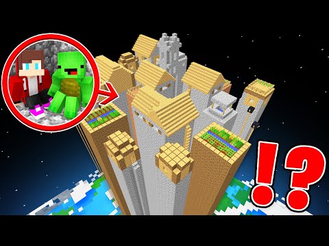 Conquering Minecraft's Tallest Village - EPIC Climbing Adventure!
