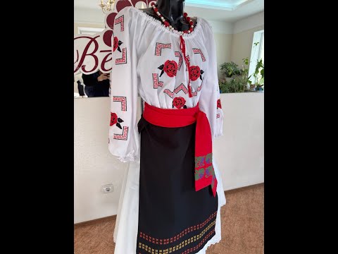 Молдавская национальная юбка J 0149(4502) - video 2