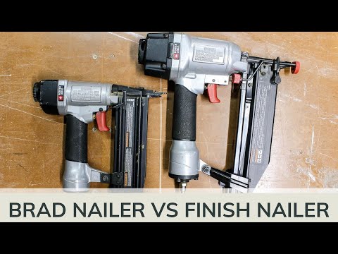 Brad Nailer Vs Finish Nailer | What's The Difference?