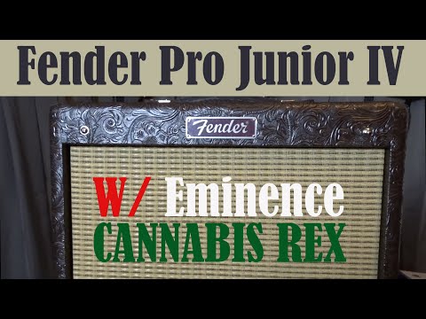 Fender Pro Junior IV with Eminence Cannabis Rex Speaker