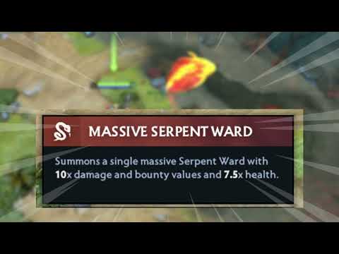Massive Serpent Ward | Shadow Shaman | 7.36a Dota 2 Facet Abilities #dota2 #stillpanda #shadowshaman