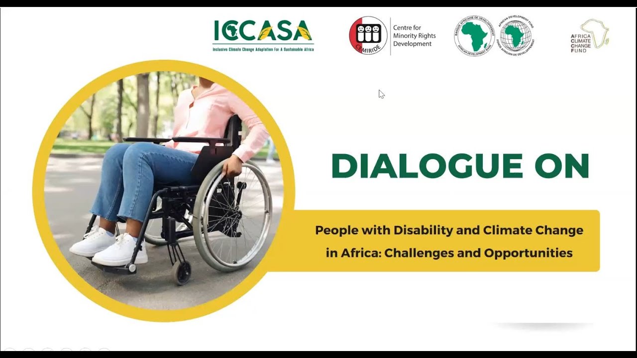 Dialogue on People With Disability in Climate Change: Challenges and Opportunities