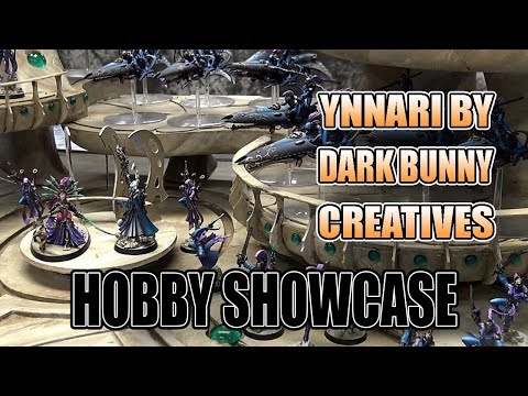 40k Showcase: Ynnari & Harlequin Army Painted Wraithbone