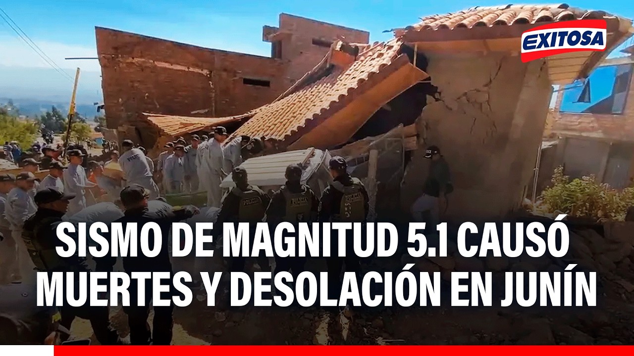 🔴🔵 Familias perdieron todo tras fuerte movimiento telúrico en Junín