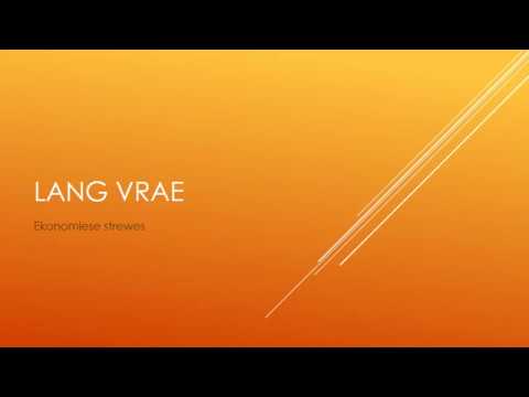 EKONOMIE GRAAD 11: 18 Junie 2020 - periode 5 (18115)