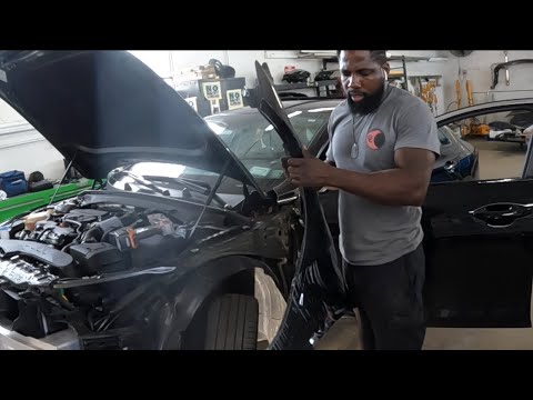 DIY 2022 Kia k-5 how to take the fender and headlight off