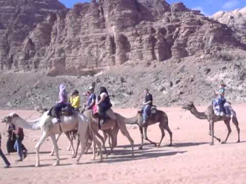 Camel Riding in Wadi Rum Jordan