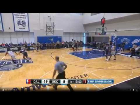 Ding Yanyuhang NBA 2017 Summer League Game 4 vs OKC Thunder Highlights