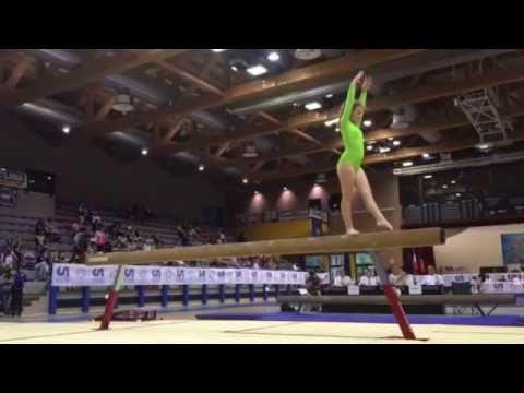 Camilla Falvo - trave - Campionato Nazionale CSI 2016