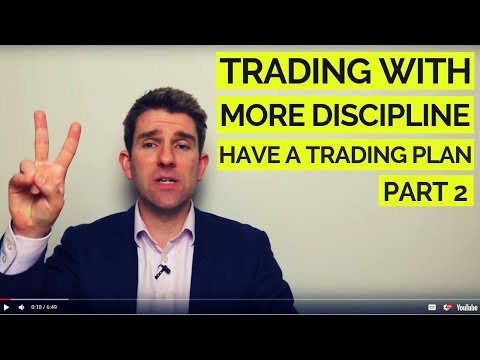 Trading with More Discipline: Develop a Trading Plan; Part 2 ✊