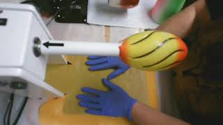 Fishing Lure Tumbler Tutorial using a fish net stocking AND CHECK OUT MY NEW SUPER DUPER CUP TURNER