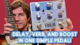 Video thumbnail for REVERB, DELAY and BOOST, in ONE SIMPLE PEDAL! Dunable Eidolon by Pete Thorn