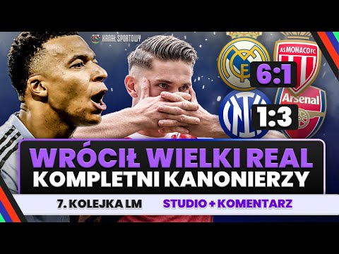 REAL ROZBIŁ MONACO! PSG POKONANE PRZEZ SPORTING, ARSENAL WYGRAŁ Z INTEREM! LIGA MISTRZÓW - ANALIZA