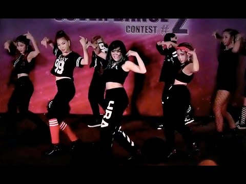 "Burgundy" cover "Crazy" (4minute) @ "Esplanade Coverdance Season2" :Stage1