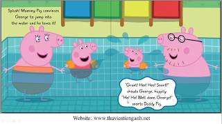 Ep1 - Học Tiếng Anh với truyện Peppa Pig - Peppa goes swimming