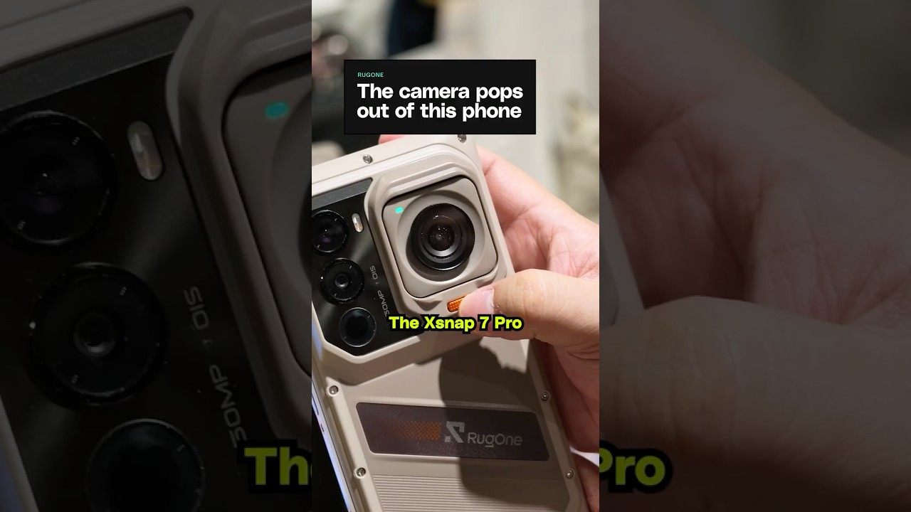 Xsnap 7 Pro’s detachable camera module