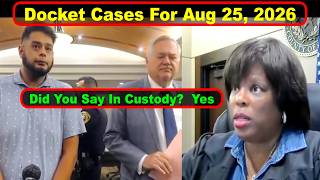 Judge Boyd's Criminal Docket From August 25th,  2026  - Vikky's Court Watch