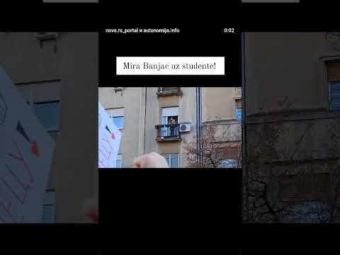 Mira Banjac uz studente
