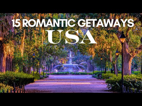 BEST 15 Weekend Getaways For Couples | Most romantic US towns | Best honeymoon destinations in USA