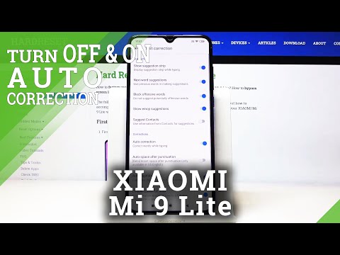 How to Enter Auto-Correction in XIAOMI Mi 9 Lite – Locate Keyboard Settings