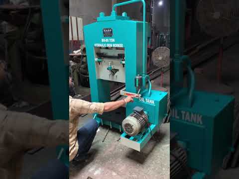 Hydraulic Iron Worker Machine