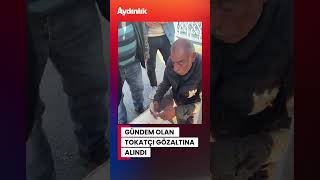 Galata Köprüsü'nde 'Bul Karayı Al Parayı' oyunu ile insanları dolandıran T.K yak