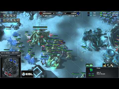 Lilbow vs Babyknight Starcraft 2 WCS Europe Premiere RO32 2014 Season 1 Group C Set 5